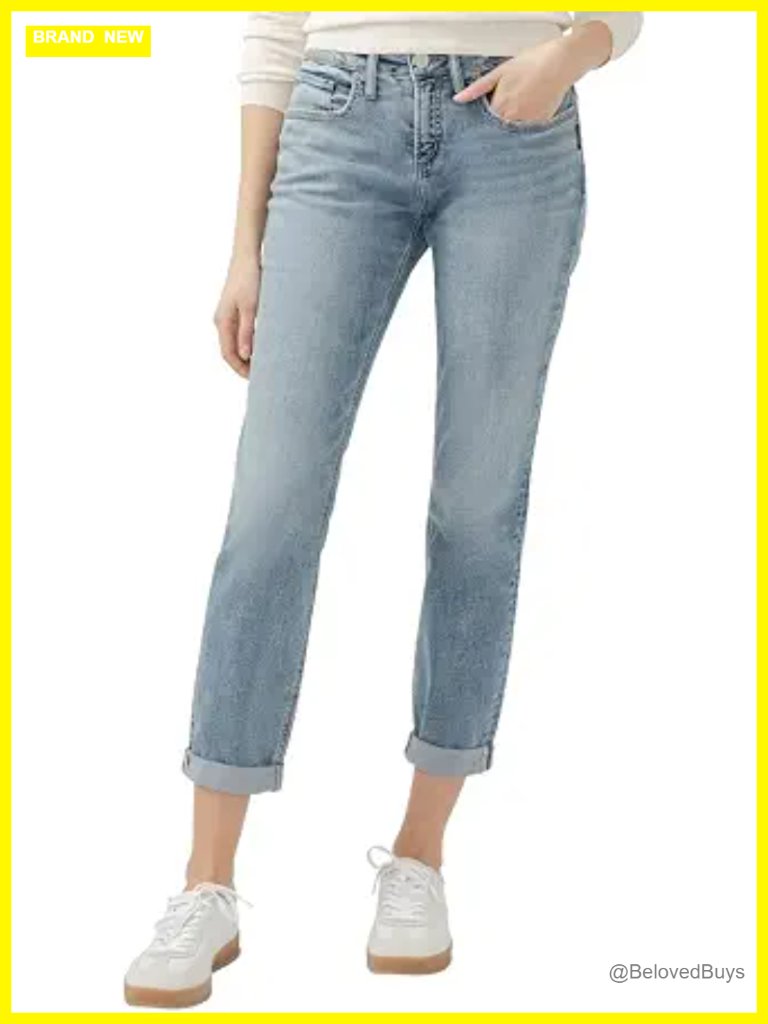 Relaxed Fit Boyfriend Jean With Mid Rise